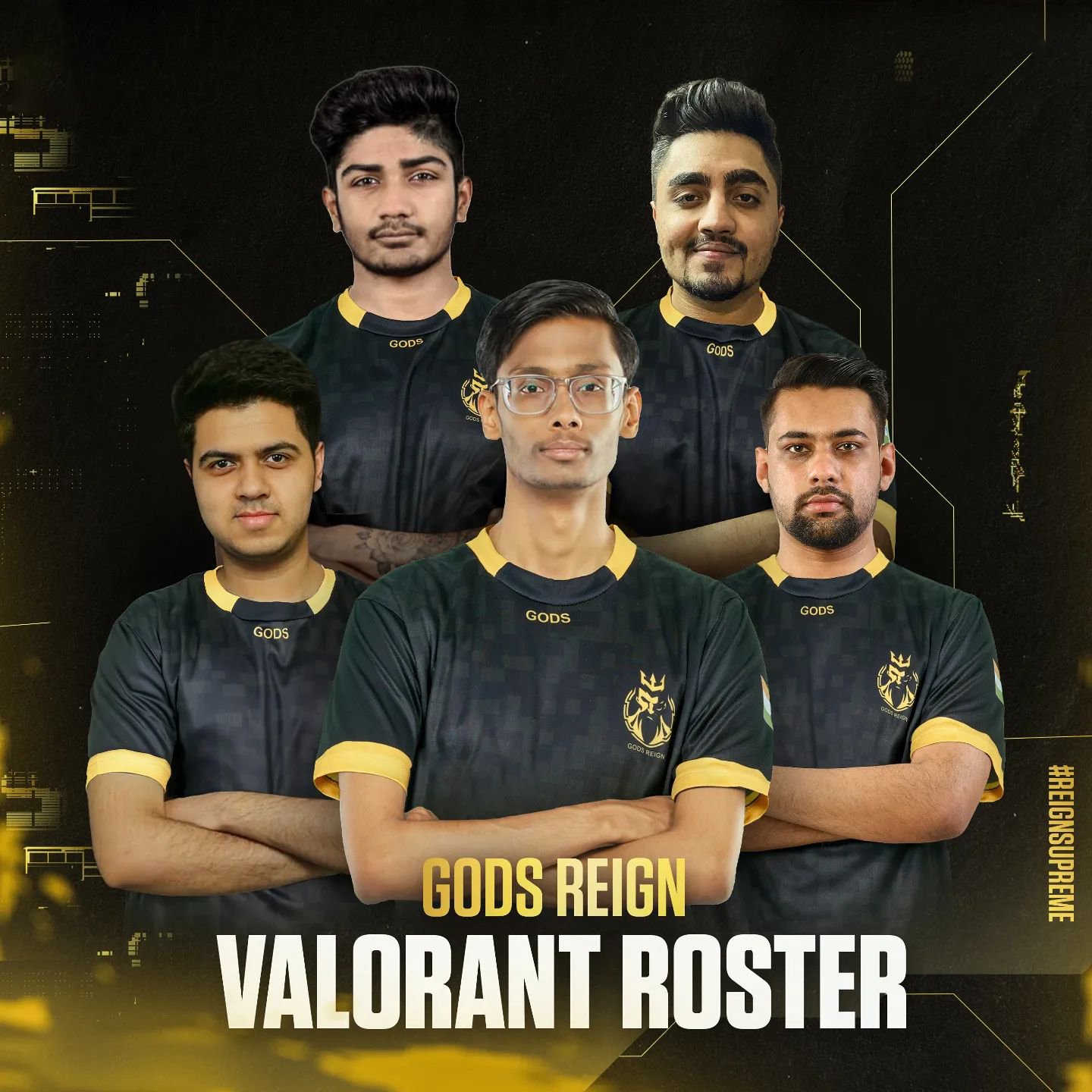 Read more about the article Introducing Gods Reign – Valorant Roster